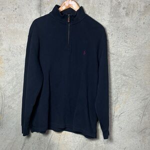 Polo Ralph Lauren Men's Navy Zip-Up Sweater